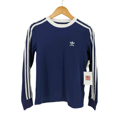 アディダス adidas 3 STR LS TEE トレフォイルロゴL/Sシャツ Y2K レディース JPN:S