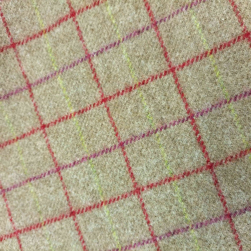 クミキョク 組曲 yorkshine tweed ウールペンシルチェックマフラー メンズ
