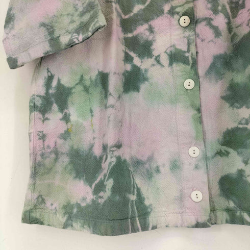 ARIES&TAURUS S/S タイダイ ノーカラーシャツ レディース JPN:S