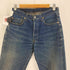 リーバイス Levis 90S USA製 501 ボタン裏 555 刻印 バレンシア 復刻 紙パッチ 赤耳 黒カン ボタン フライ デニム パンツ 1995年製 濃紺 メンズ W34 L36