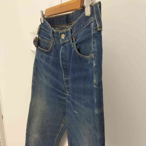 リーバイス Levis 90S USA製 501 ボタン裏 555 刻印 バレンシア 復刻 紙パッチ 赤耳 黒カン ボタン フライ デニム パンツ 1995年製 濃紺 メンズ W34 L36