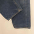リーバイス Levis 90S USA製 501 ボタン裏 555 刻印 バレンシア 復刻 紙パッチ 赤耳 黒カン ボタン フライ デニム パンツ 1995年製 濃紺 メンズ W34 L36