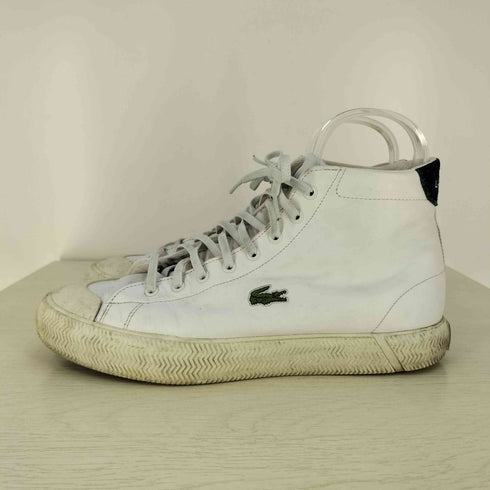 ラコステ LACOSTE グリップショット ミッド レザー スニーカー メンズ US:9