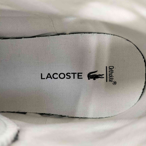 ラコステ LACOSTE グリップショット ミッド レザー スニーカー メンズ US:9