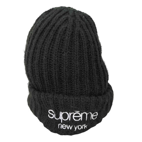シュプリーム Supreme 23AW Classic Logo Chunky Ribbed Beanie メンズ