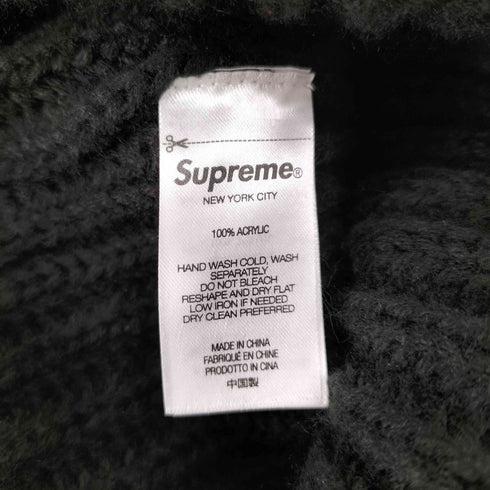 シュプリーム Supreme 23AW Classic Logo Chunky Ribbed Beanie メンズ