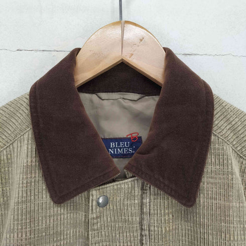BLEU NIMES 襟ベロアコーデュロイジャケット メンズ JPN:L