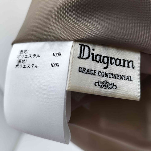 ダイアグラムグレースコンチネンタル Diagram GRACE CONTINENTAL イレギュラープリーツスカート レディース JPN:36