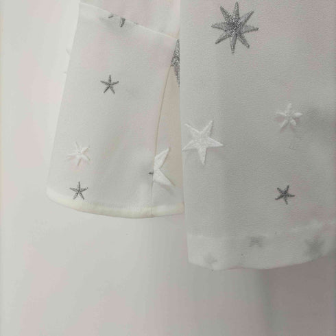 ダイアグラム Diagram L/S スター刺繍ブラウス レディース JPN:36
