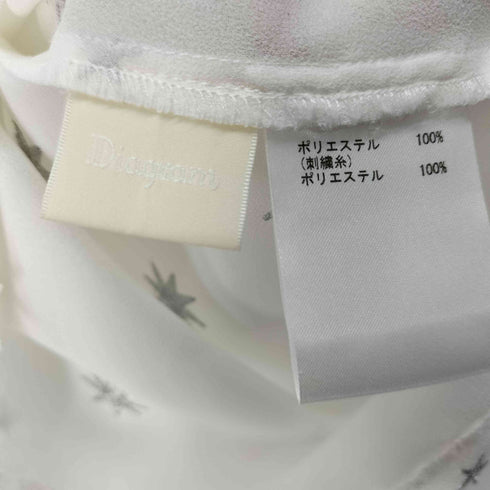 ダイアグラム Diagram L/S スター刺繍ブラウス レディース JPN:36
