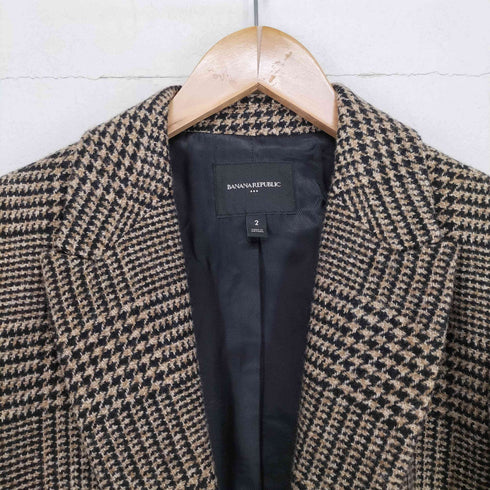 バナナリパブリック BANANA REPUBLIC 24AW 千鳥格子テーラードジャケット レディース JPN:2