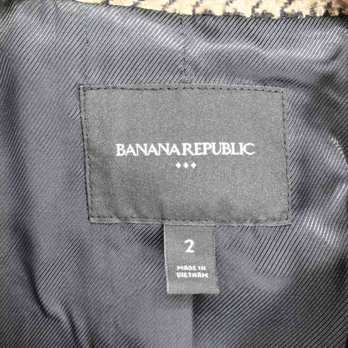バナナリパブリック BANANA REPUBLIC 24AW 千鳥格子テーラードジャケット レディース JPN:2