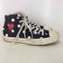 プレイコムデギャルソン PLAY COMME des GARCONS ドットプリント ハイカット スニーカー メンズ JPN:28