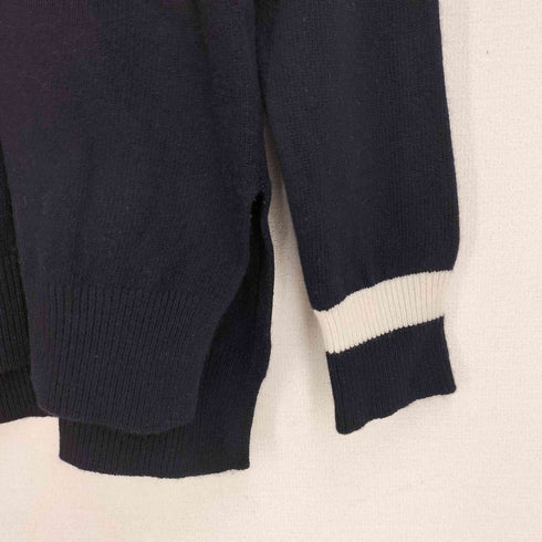 ティアラ Tiara カシミア混配色Vネックニット レディース