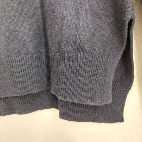 ティアラ Tiara カシミア混配色Vネックニット レディース