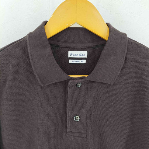 スティーブンアラン Steven Alan 23SS LOWGG CTN LONG SLEEVE コットンニットポロ メンズ JPN:S