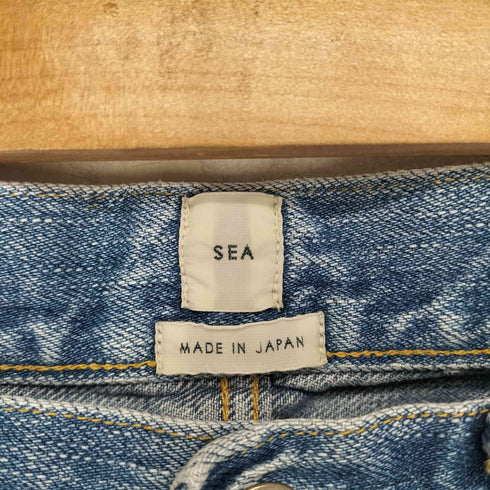 シー SEA ジッパーフライデニムパンツ レディース US:25