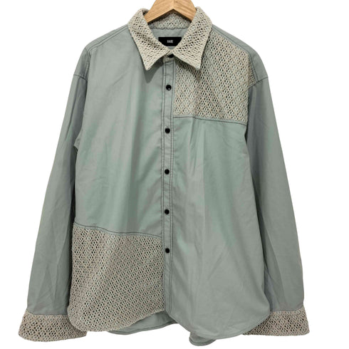 ハレ HARE レース切替デザイン L/S シャツ メンズ FREE