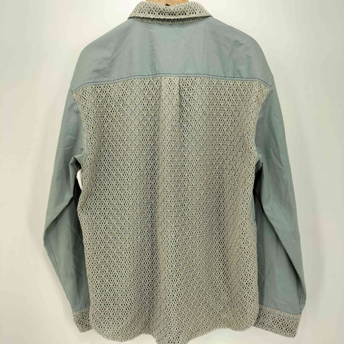ハレ HARE レース切替デザイン L/S シャツ メンズ FREE
