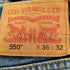 リーバイス Levis 505 ストレート デニムパンツ メンズ W36 L32