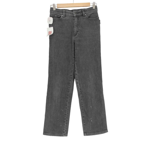 アニエスベー agnes b. ジッパーフライブラックデニムパンツ レディース US:26-27