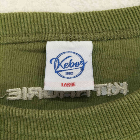 ケボズ KEboz 刺繍Tシャツ メンズ L