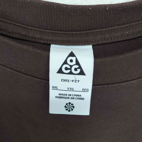 ナイキエーシージー NIKE ACG 23AW ロゴ刺繍Tシャツ メンズ XXL