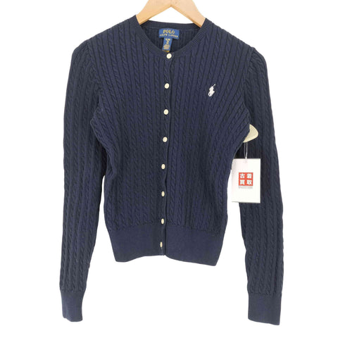ポロラルフローレン POLO RALPH LAUREN クルーネックケーブルニットカーディガン レディース 16
