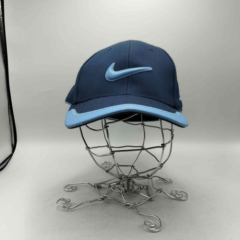 ナイキ NIKE スウッシュ ロゴ 刺繍 つば先 レザー アクリル ウール 6パネル キャップ メンズ 7