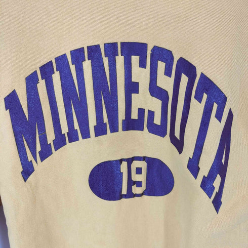 チャンピオン Champion 80S REVERSE WEAVE トリコタグ USA背製 MINNESOTA2段カレッジプリント L/S スウェット メンズ JPN:XXL