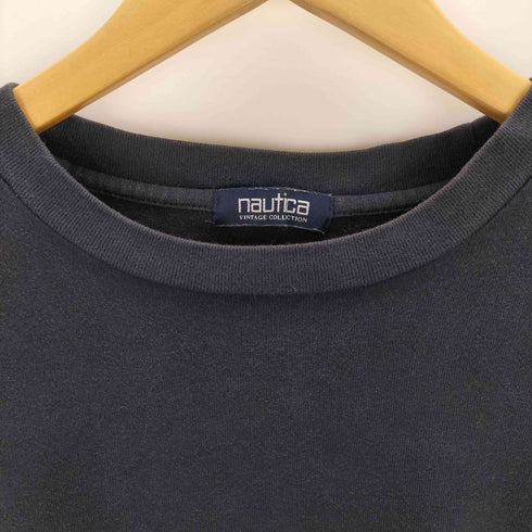 ノーティカ NAUTICA 別注 ワンポイント刺繍クルーネックカットソー メンズ
