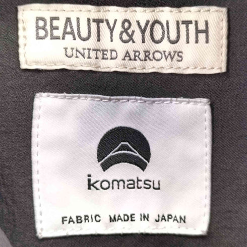 ビューティーアンドユースユナイテッドアローズ BEAUTY & YOUTH UNITED ARROWS KOMATSU PACK キャンプカラー ショートスリーブ シャツ メンズ JPN:L