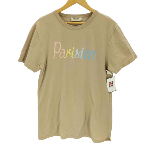 メゾンキツネ MAISON KITSUNE Parisien Rainbow Tee Shirt メンズ JPN:L