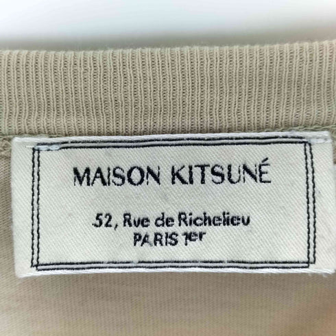 メゾンキツネ MAISON KITSUNE Parisien Rainbow Tee Shirt メンズ JPN:L