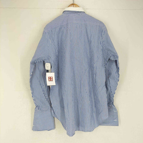 ポロバイラルフローレン Polo by RALPH LAUREN 襟切替 ストライプL/Sシャツ メンズ 15 1/2-34