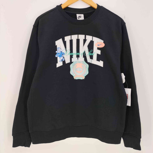 ナイキ NIKE AS M NSW BB FLC CREW VARSITY BLACK メンズ import:M