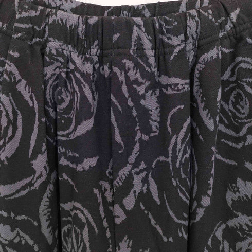 ラッドミュージシャン LAD MUSICIAN 24AW Cotton Jersey Rose Jacquard Track PT ローズ 2タック トラックパンツ メンズ JPN:44