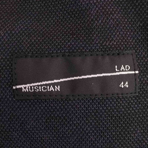 ラッドミュージシャン LAD MUSICIAN 24AW Cotton Jersey Rose Jacquard Track PT ローズ 2タック トラックパンツ メンズ JPN:44