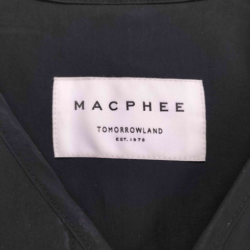 マカフィー MACPHEE ポリエステルナイロンスエード キルティングブルゾン レディース 36