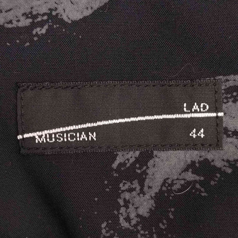 ラッドミュージシャン LAD MUSICIAN 24SS ROSE MIX OPEN COLLAR BIG SHIRT メンズ JPN:44