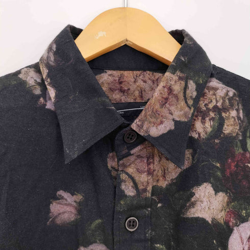 ラッドミュージシャン LAD MUSICIAN 23SS PAINT FLOWER BIG SHIRT フラワープリントシャツ メンズ JPN:44