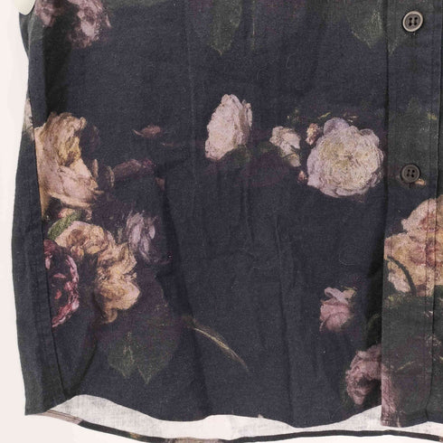 ラッドミュージシャン LAD MUSICIAN 23SS PAINT FLOWER BIG SHIRT フラワープリントシャツ メンズ JPN:44