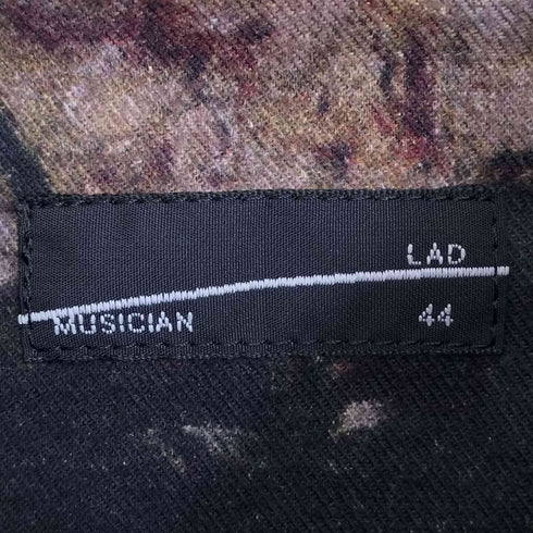 ラッドミュージシャン LAD MUSICIAN 23SS PAINT FLOWER BIG SHIRT フラワープリントシャツ メンズ JPN:44