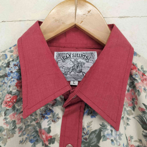 ELY SHIRTS 70s 花柄 ウエスタンシャツ メンズ JPN:L