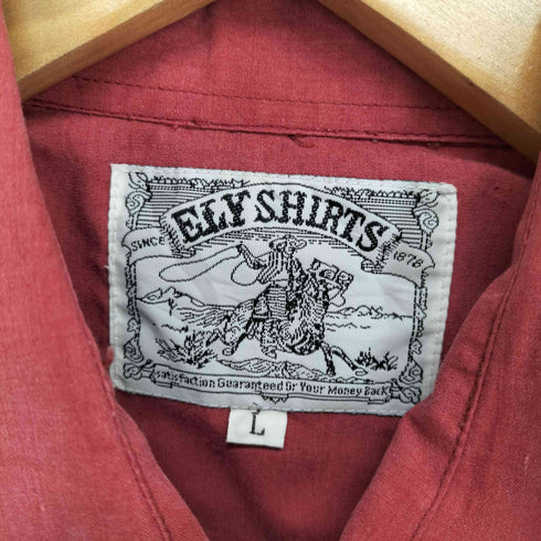 ELY SHIRTS 70s 花柄 ウエスタンシャツ メンズ JPN:L