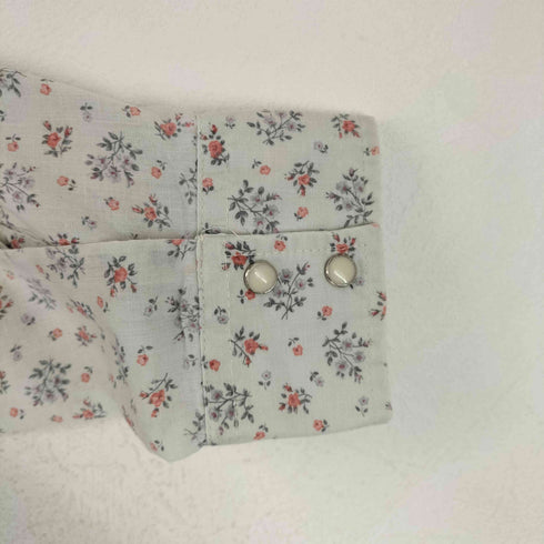 ラングラー Wrangler 70s MADE IN USA 花柄 ウエスタンシャツ メンズ JPN:L