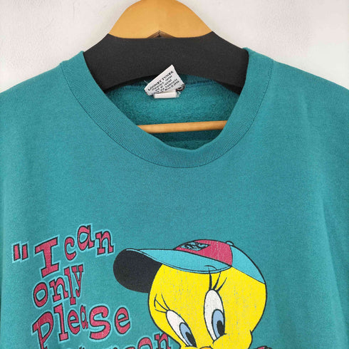 90s USA製 キャラクタープリントクルーネックスウェット メンズ 3XL