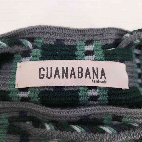 GUANABANA handmade 総柄 ハンドニット ショルダーバッグ レディース
