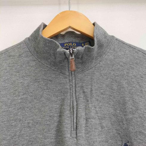 ポロラルフローレン POLO RALPH LAUREN ポニー刺繍 ハーフジップスウェット メンズ XL