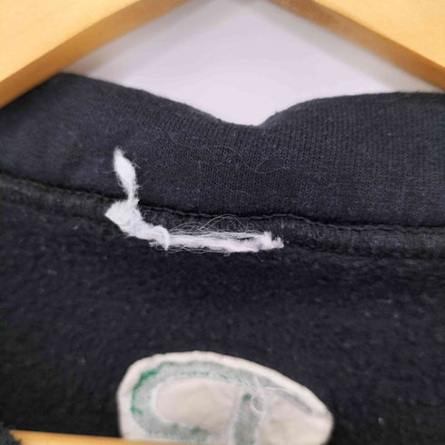 ワンポイント刺繍 ハーフジップアップ スウェット メンズ